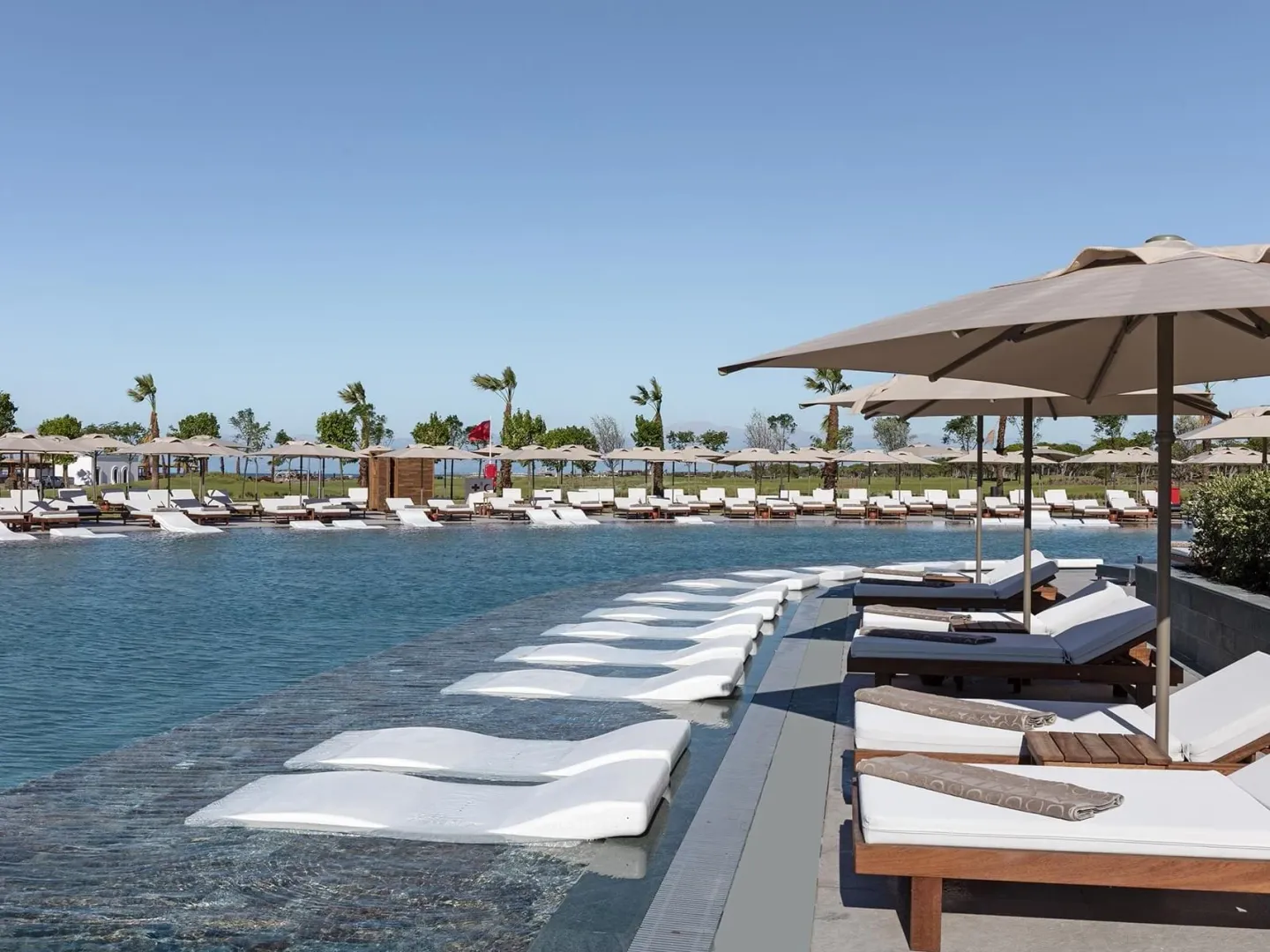 Outdoor pool at Cullinan Belek, Turkey