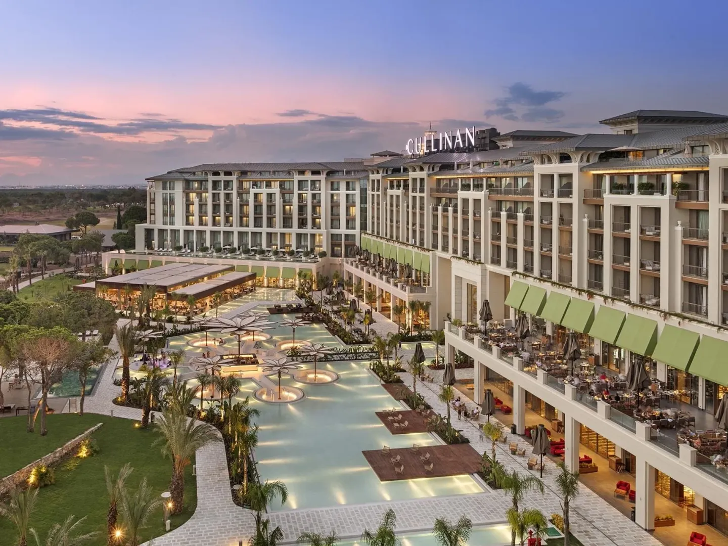 Exterior of the Cullinan Belek golf resort