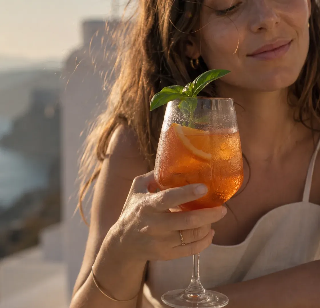 Givenchy x Carpe Diem campaign, Santorini