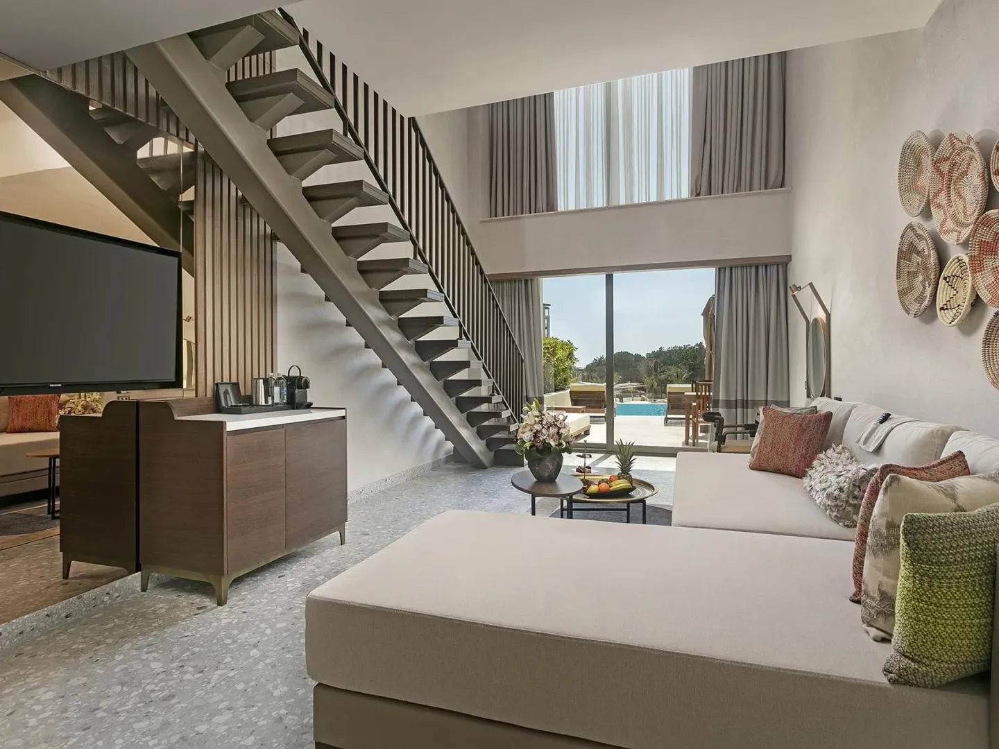 Family duplex swim-up suite at Cullinan Belek